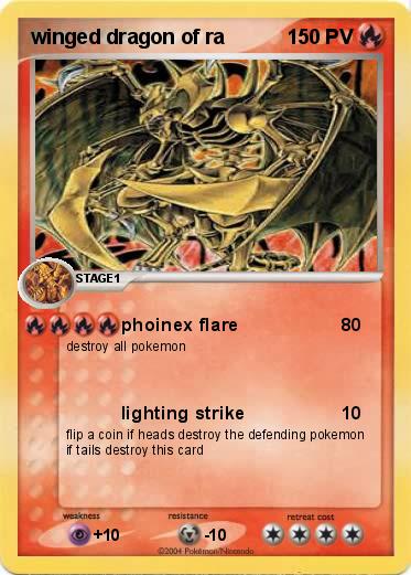 Pokemon winged dragon of ra 