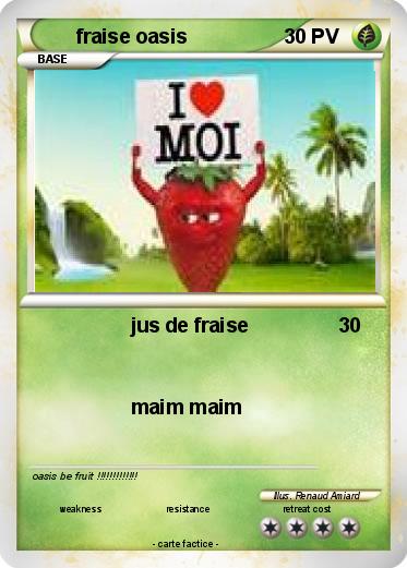 Pokemon fraise oasis