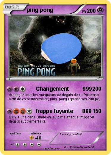 Pokemon ping pong