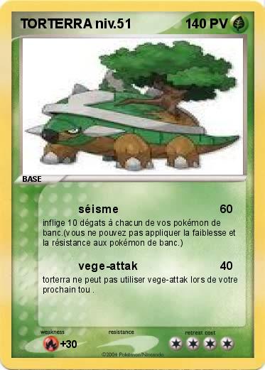 Pokemon TORTERRA niv.51