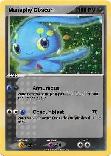 Pokemon Manaphy Obscur