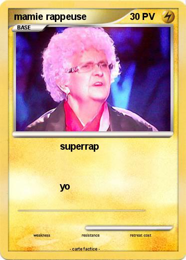Pokemon mamie rappeuse