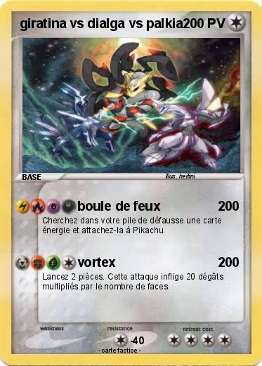 Pokemon giratina vs dialga vs palkia