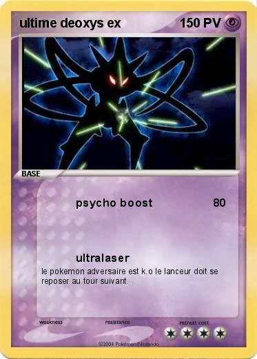 Pokemon ultime deoxys ex