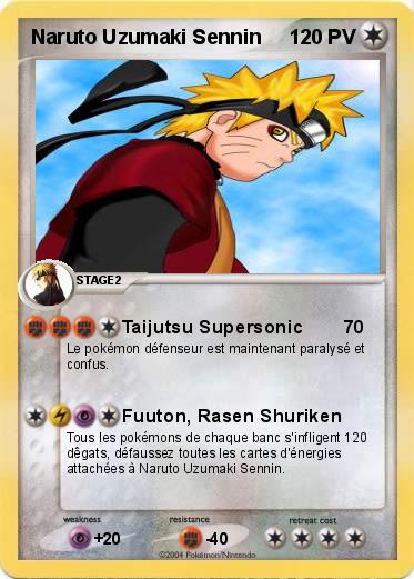 Pokemon Naruto Uzumaki Sennin