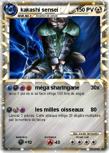 Pokemon kakashi sensei