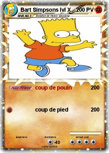 Pokemon Bart Simpsons lvl X