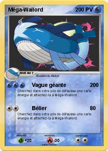 Pokemon Méga-Wailord