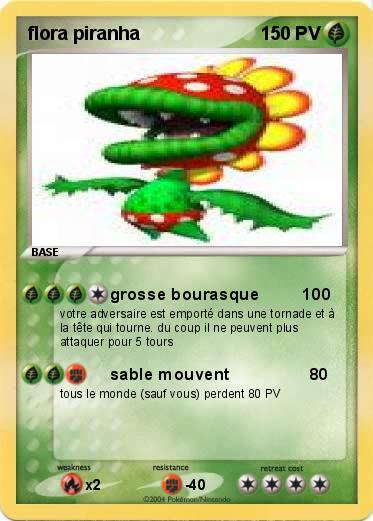 Pokemon flora piranha