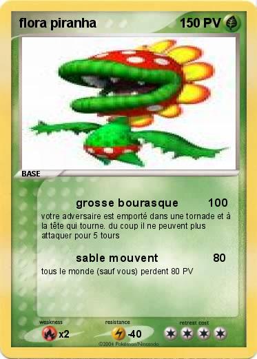 Pokemon flora piranha