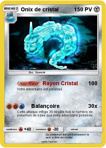 Pokemon Onix de cristal