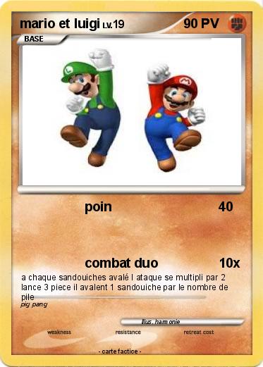 Pokemon mario et luigi