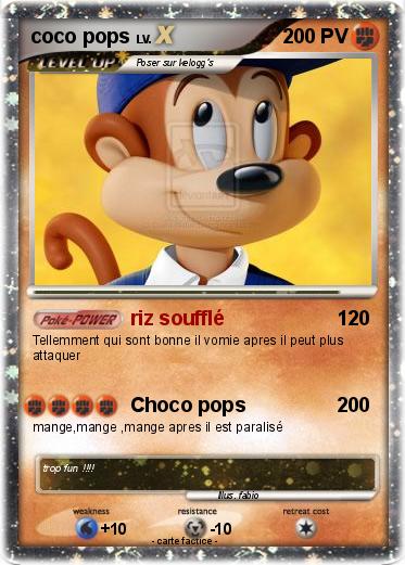 Pokemon coco pops