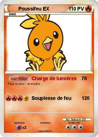 Pokemon Poussifeu EX