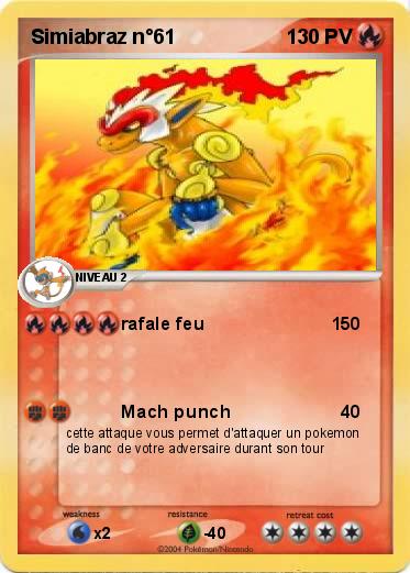 Pokemon Simiabraz n°61