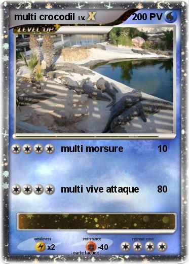 Pokemon multi crocodil