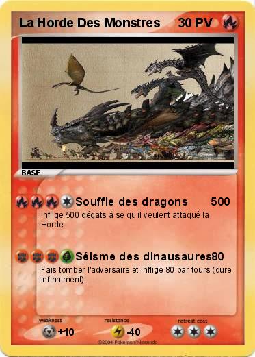 Pokemon La Horde Des Monstres