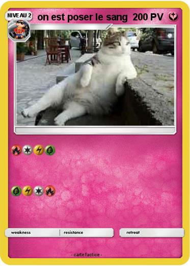 Pokemon on est poser le sang