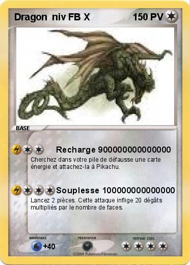 Pokemon Dragon  niv FB X