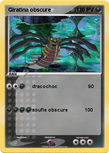 Pokemon Giratina obscure