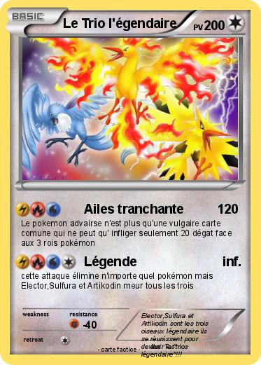 Pokemon Le Trio l'égendaire