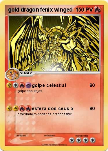 Pokemon gold dragon fenix winged