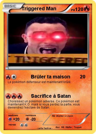 Pokemon Triggered Man