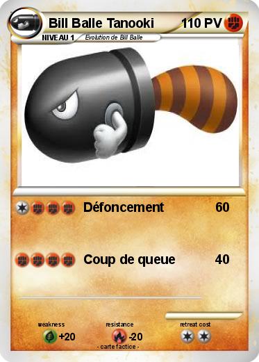 Pokemon Bill Balle Tanooki