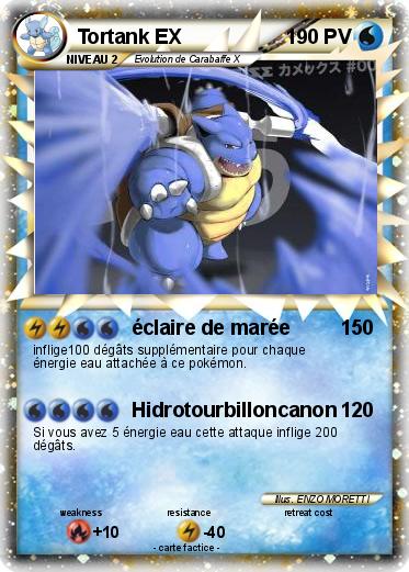Pokemon Tortank EX