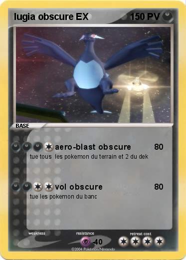 Pokemon lugia obscure EX