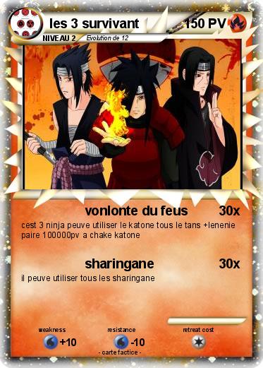 Pokemon les 3 survivant