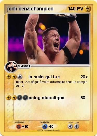 Pokemon jonh cena champion