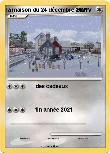 Pokemon la maison du 24 décembre 2021