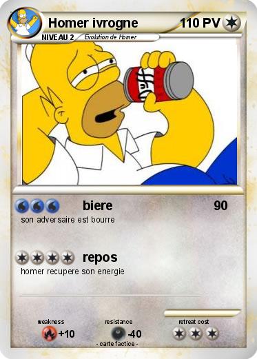 Pokemon Homer ivrogne