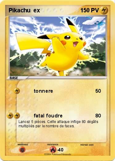 Pokemon Pikachu  ex