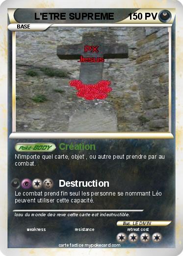 Pokemon L'ETRE SUPREME