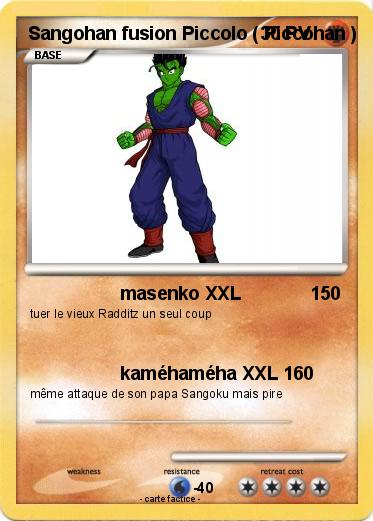 Pokemon Sangohan fusion Piccolo ( Piccohan )