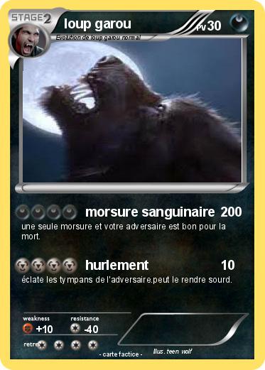 Pokemon loup garou
