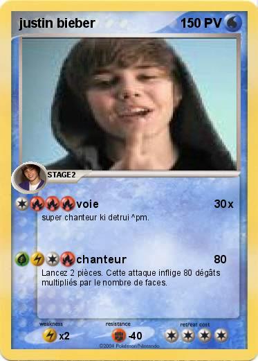 Pokemon justin bieber