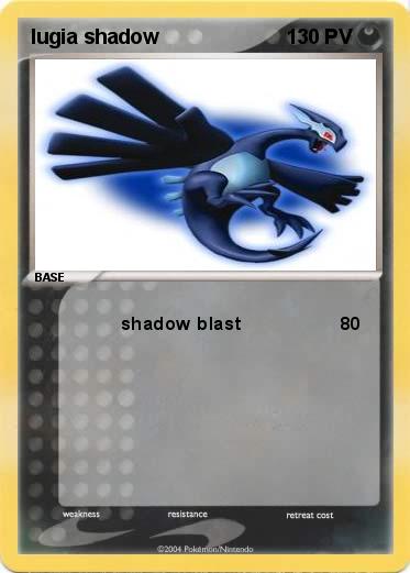 Pokemon lugia shadow