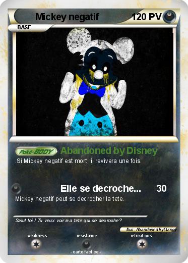 Pokemon Mickey negatif