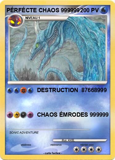 Pokemon PÉRFÉCTE CHAOS 999999