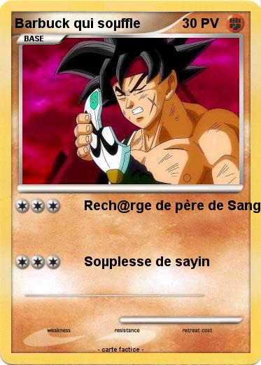 Pokemon Barbuck qui soµffle