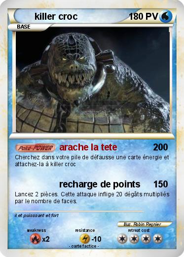 Pokemon killer croc
