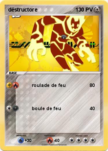 Pokemon déstructore