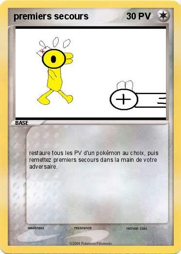 Pokemon premiers secours