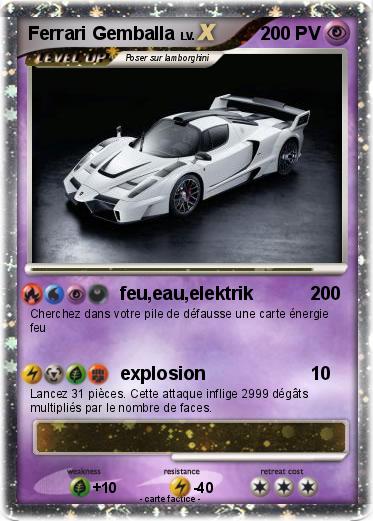 Pokemon Ferrari Gemballa