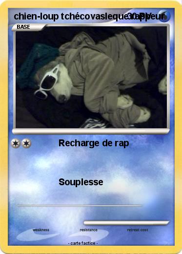 Pokemon chien-loup tchécovasleque rappeur