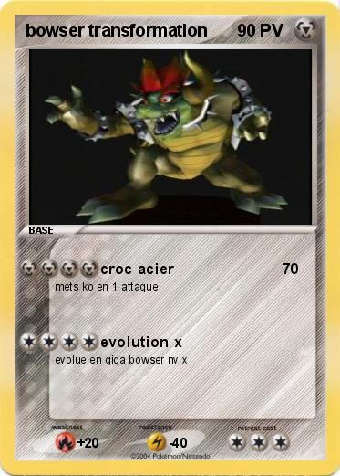 Pokemon bowser transformation