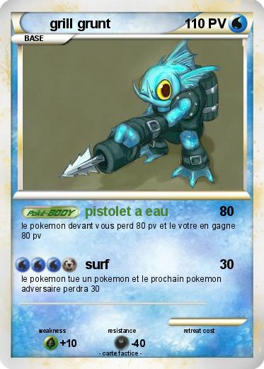 Pokemon grill grunt